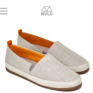 Mulo - BEIGE LINEN ESPADRILLES